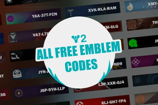 Destiny 2: All Free Emblem Codes In July 2024